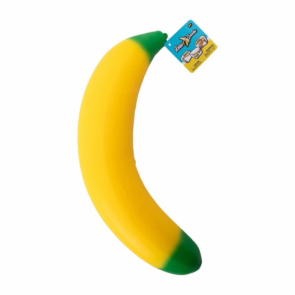 🔥 SUNNY DAYS Laffy Snacks Squishy Stretchy Banana BNWT🔥
